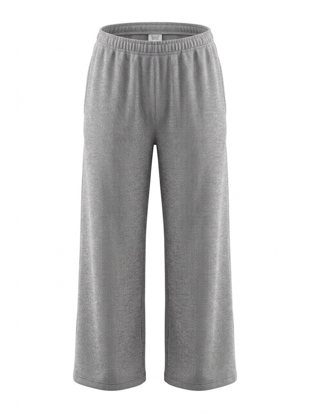 Athleta Sweatpants S Petite Heather Taupe Brushed Fleece Wide Leg Lounge Joggers